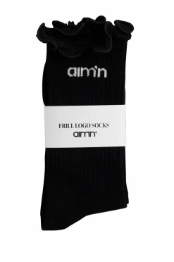 Aim'n Strømper Frill Logo Socks^Dame Strømper