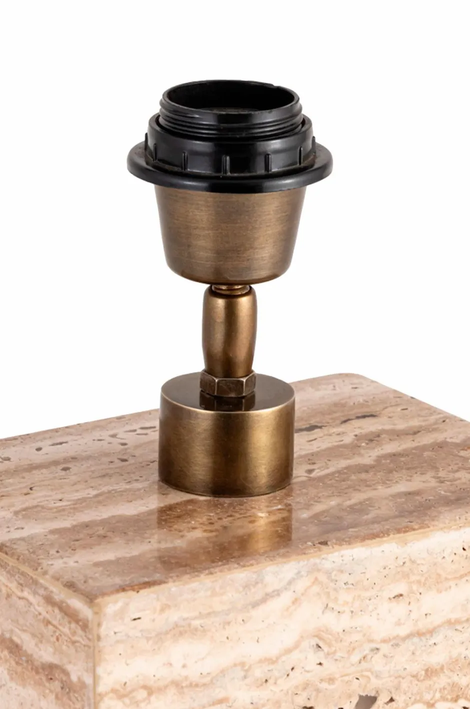 New Lampefod Zenith H34 Travertin Lampefødder