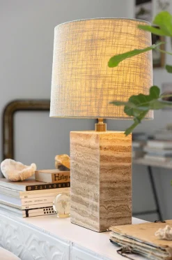 New Lampefod Zenith H34 Travertin Lampefødder