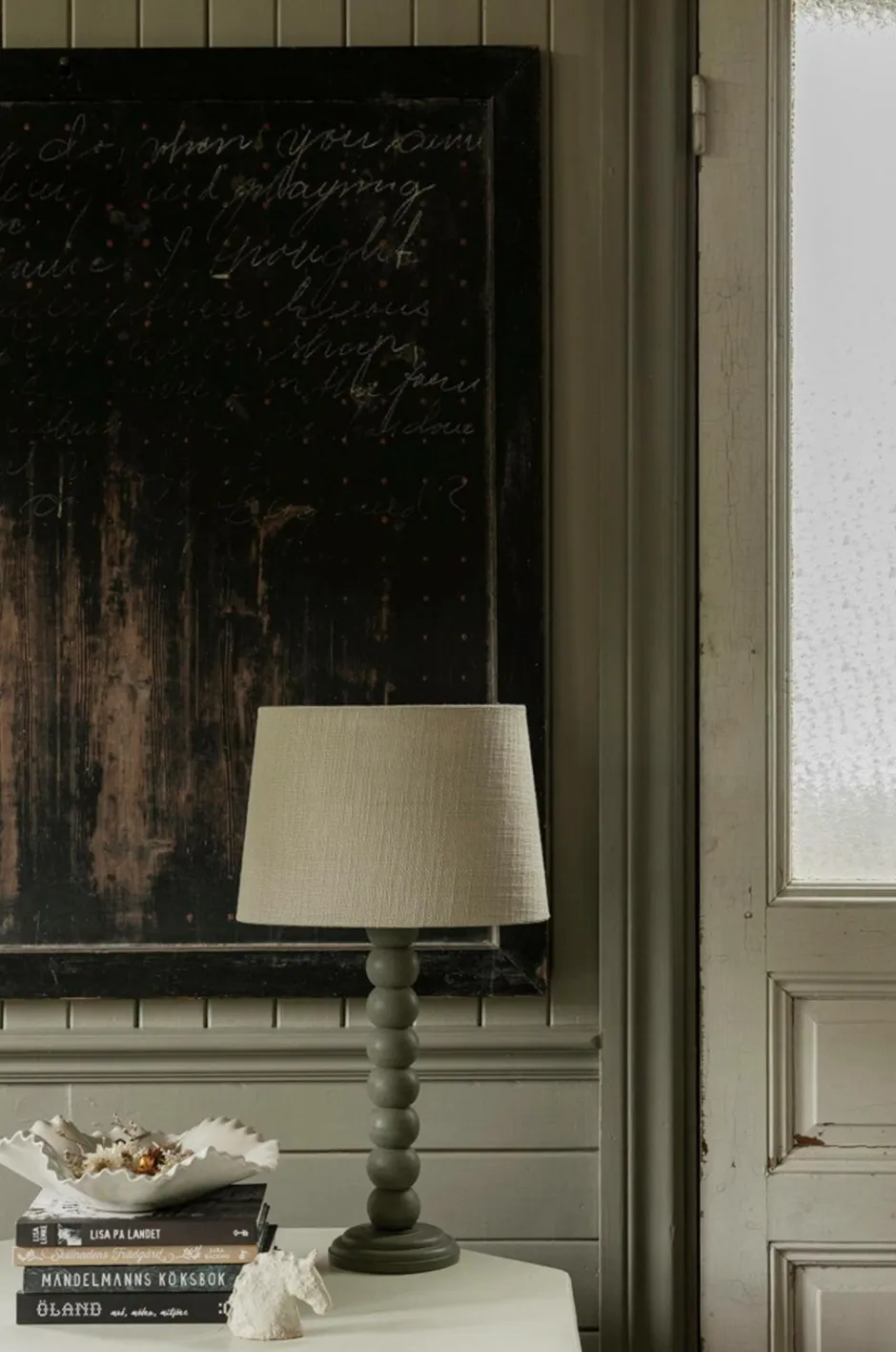 Alde & Lind Lampeskærm Alice D35 oval Grain^ Lampeskærme