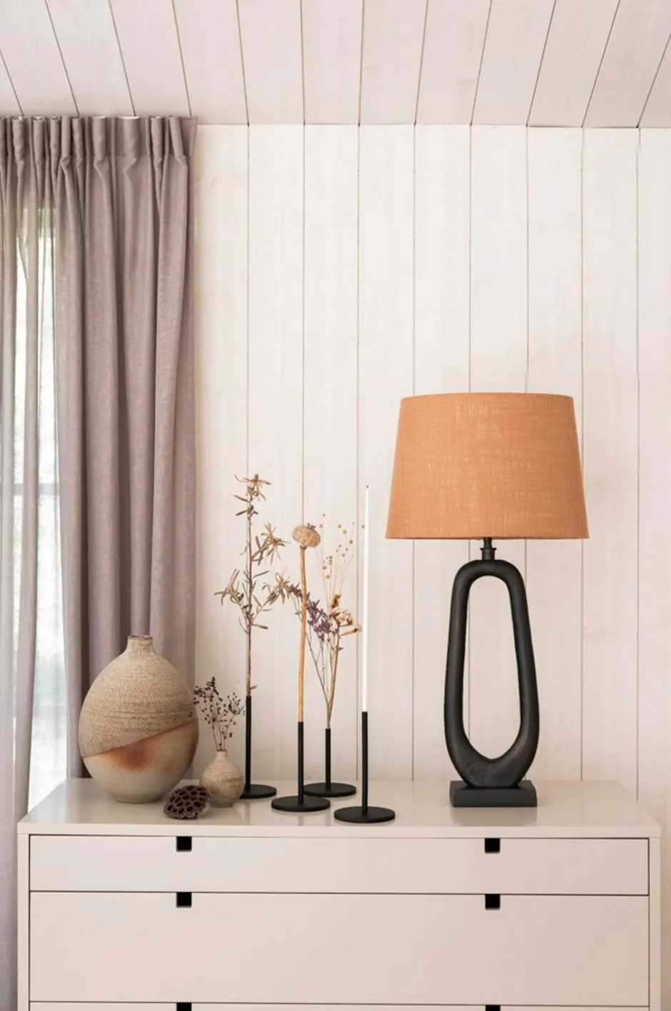 Alde & Lind Lampeskærm Alice D35 oval Grain^ Lampeskærme
