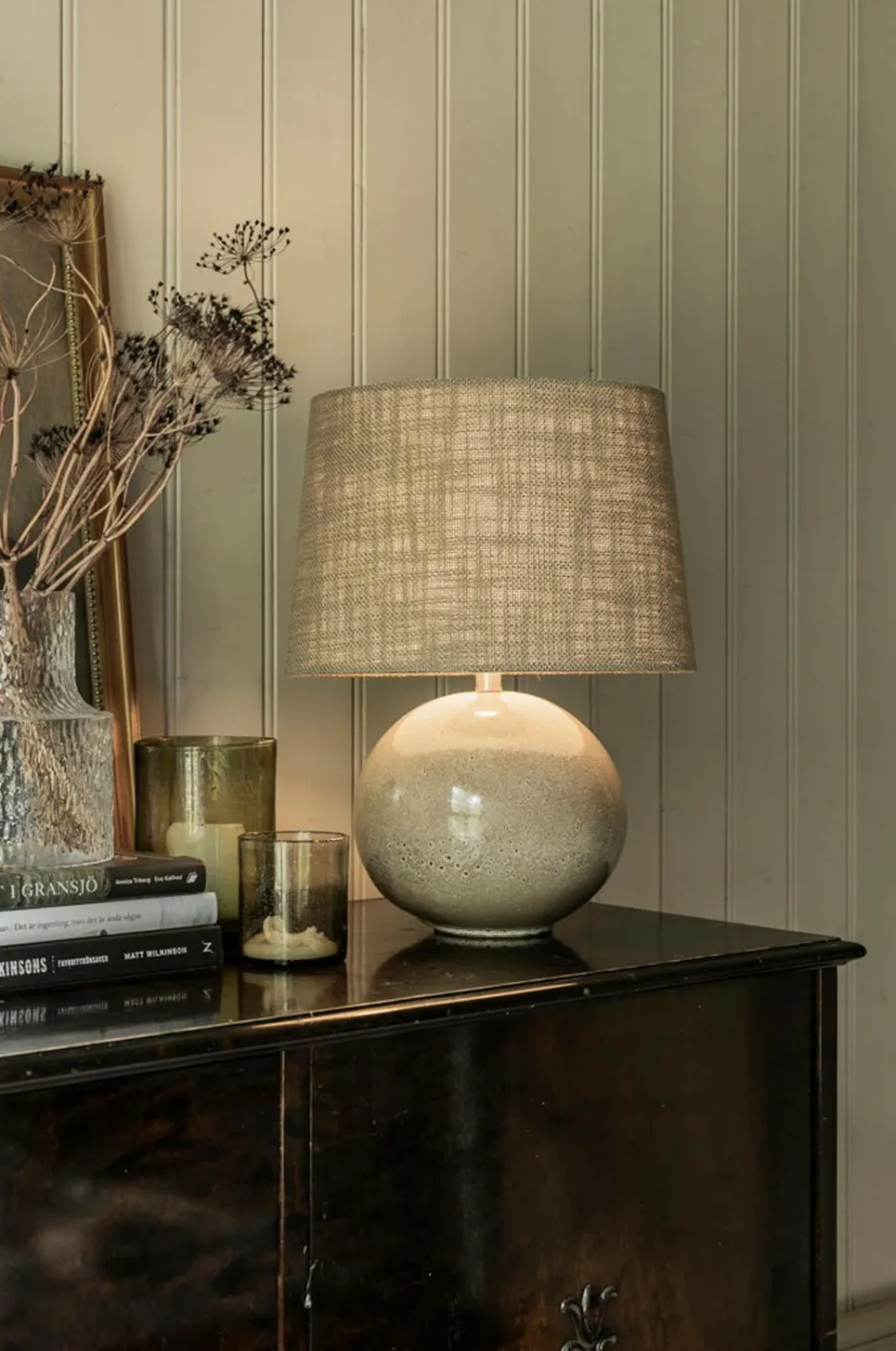 Outlet Lampeskærm Alice D35 oval Grain Lampeskærme