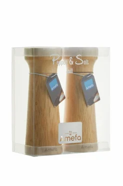 Best Salt- og peberkværn Modern Wood, sæt med 2 Husholdningsartikler