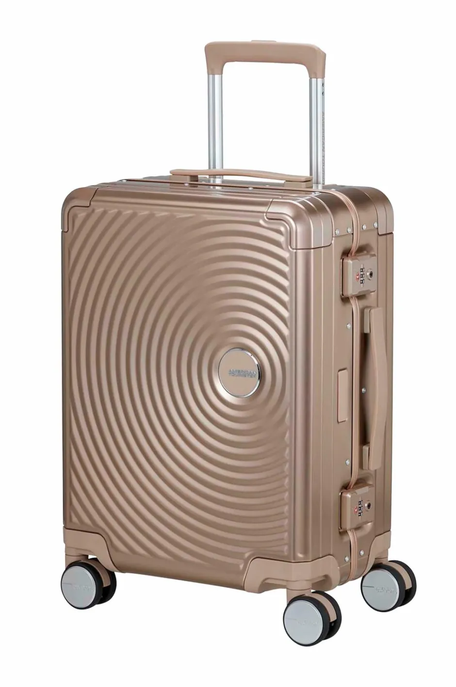 American Tourister Kabinekuffert Soundbox Aluminium 55 Bronze^Dame Kufferter|Kufferter