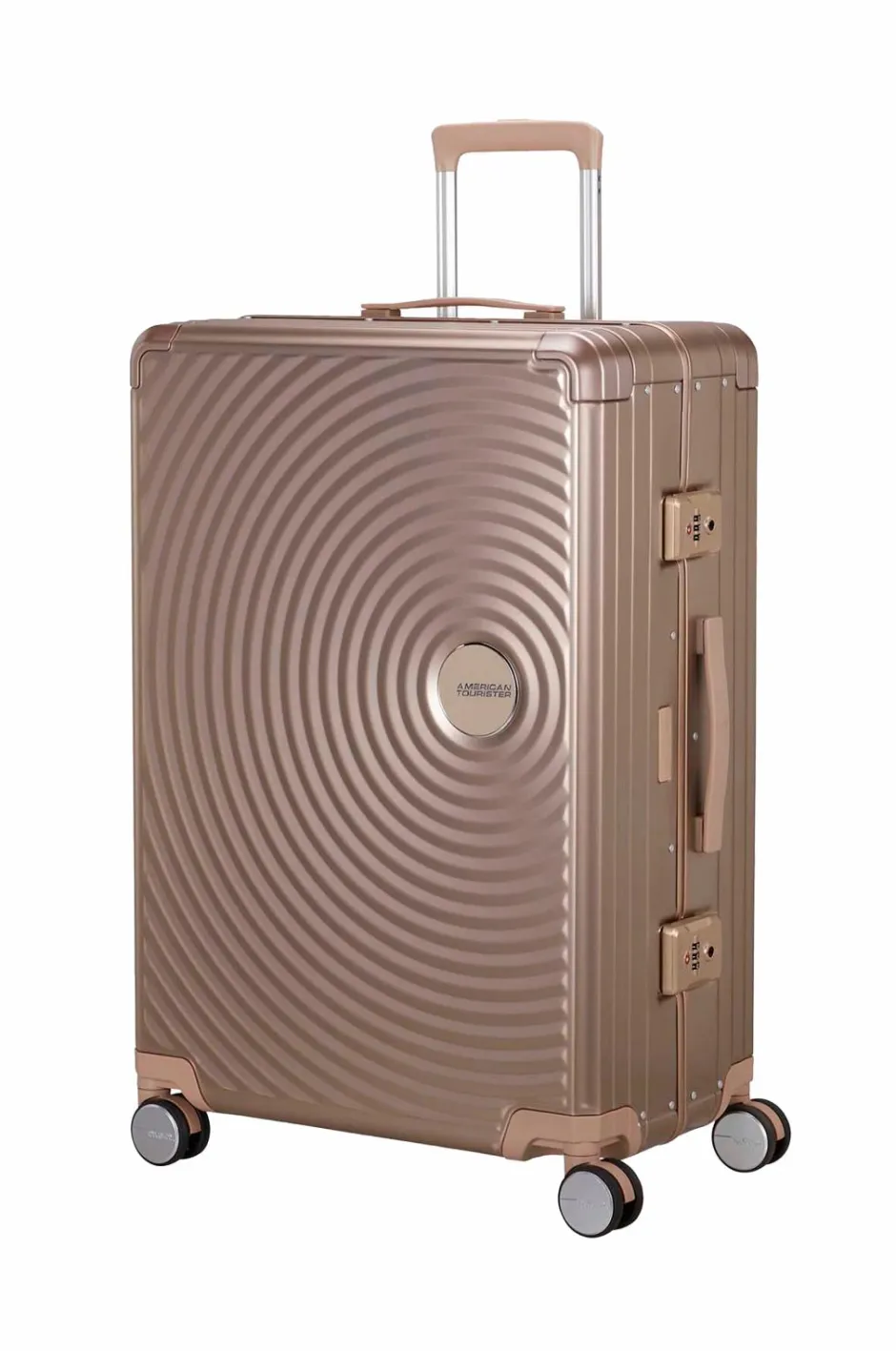 Clearance Rejsetaske Soundbox Aluminium 77 Large Bronze Dame Kufferter|Kufferter