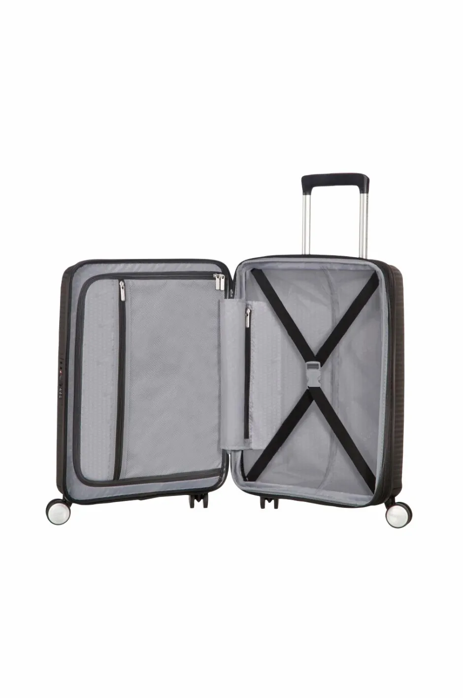 American Tourister Soundbox Spinner 55 Sort^ Kufferter