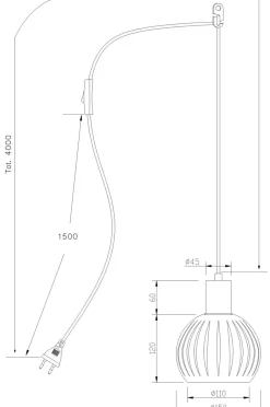 Aneta Lighting Vinduespendel Grafika^ Pendler
