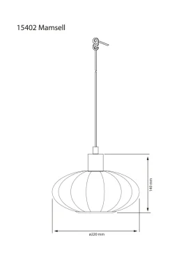 Aneta Lighting Vindueslampe Mamsell^ Pendler
