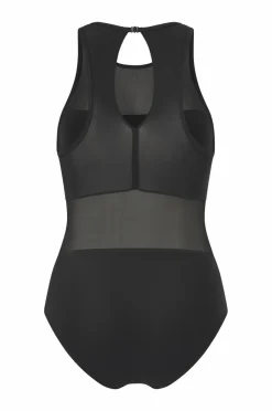 Arena Badedragt Women's Mesh Panels Swimsuit Vent Back^Dame Badetøj|Badetøj