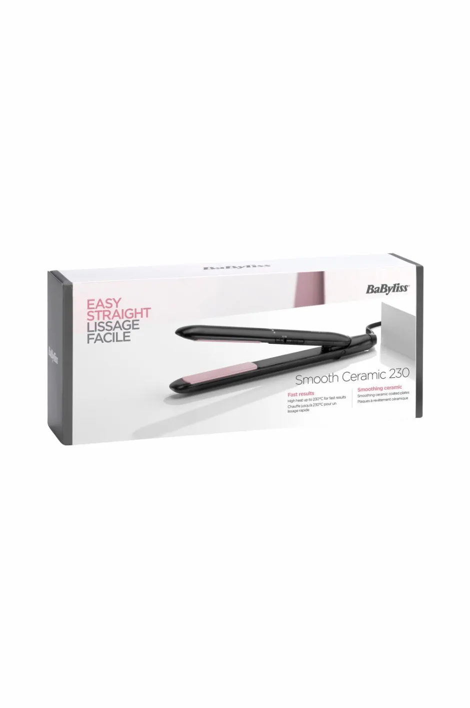 BaByliss Glattejern Smooth Ceramic 230 ST241E^ Varmeredskaber