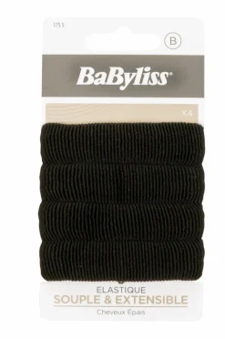 BaByliss Hårelastikker Tykke 4 stk^Dame Håraccessories|Håraccessories