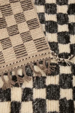 Sale Uldtæppe Berber Chess 84x209 cm Uldtæpper