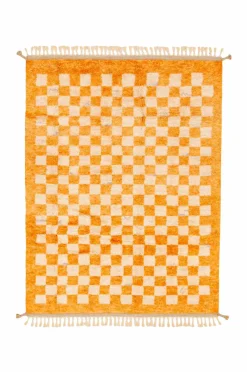 Clearance Uldtæppe Berber Chess 178x238 cm Uldtæpper