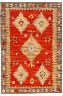 Sale Uldtæppe Kelim 173x250 cm Uldtæpper|Fladvævede Tæpper