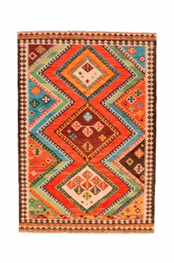 Clearance Uldtæppe Kelim 200x291 cm Uldtæpper|Fladvævede Tæpper