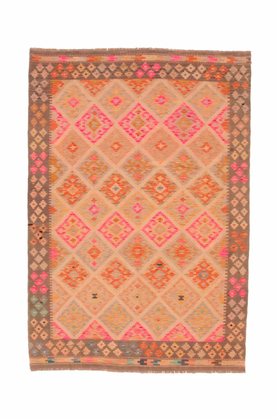 Bargi Uldtæppe Kelim 175x253 cm^ Uldtæpper|Fladvævede Tæpper