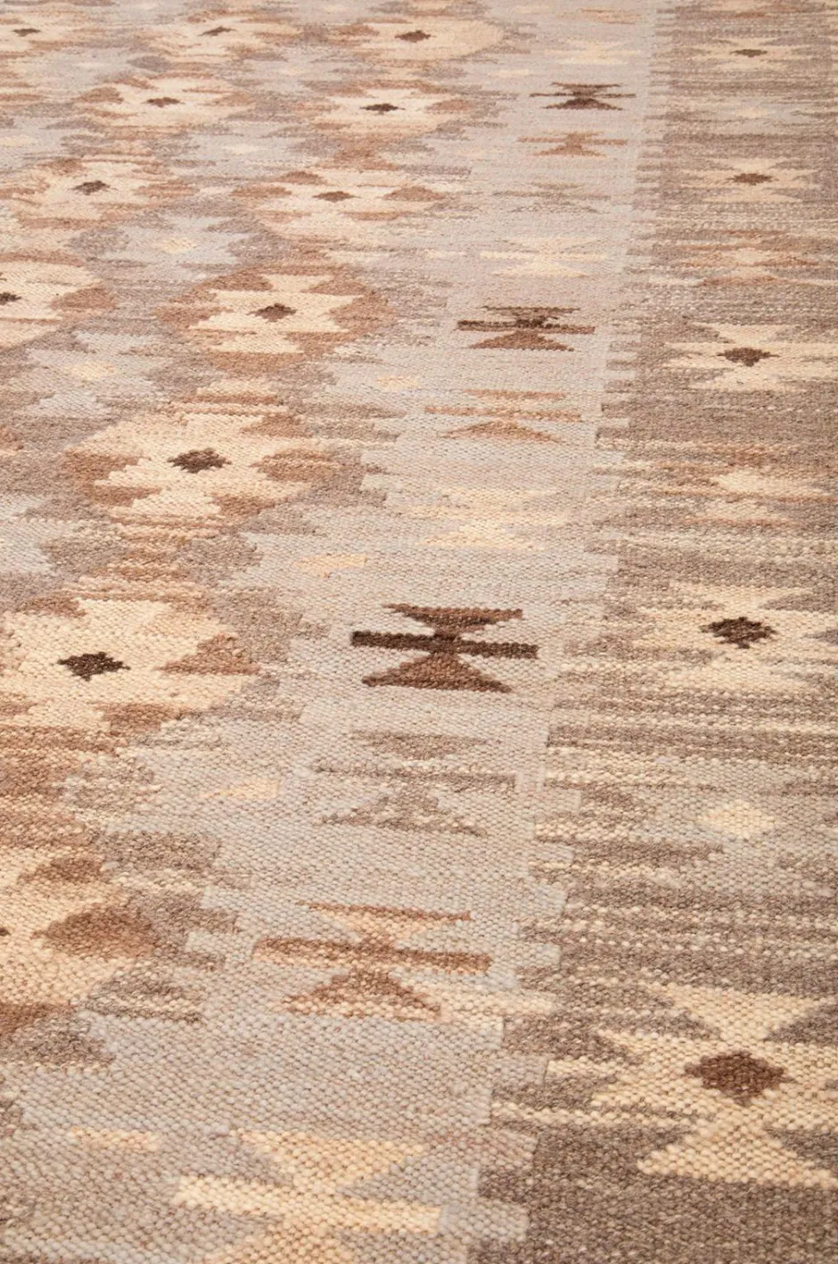 Best Uldtæppe Kilim Raw 205x291 cm Uldtæpper