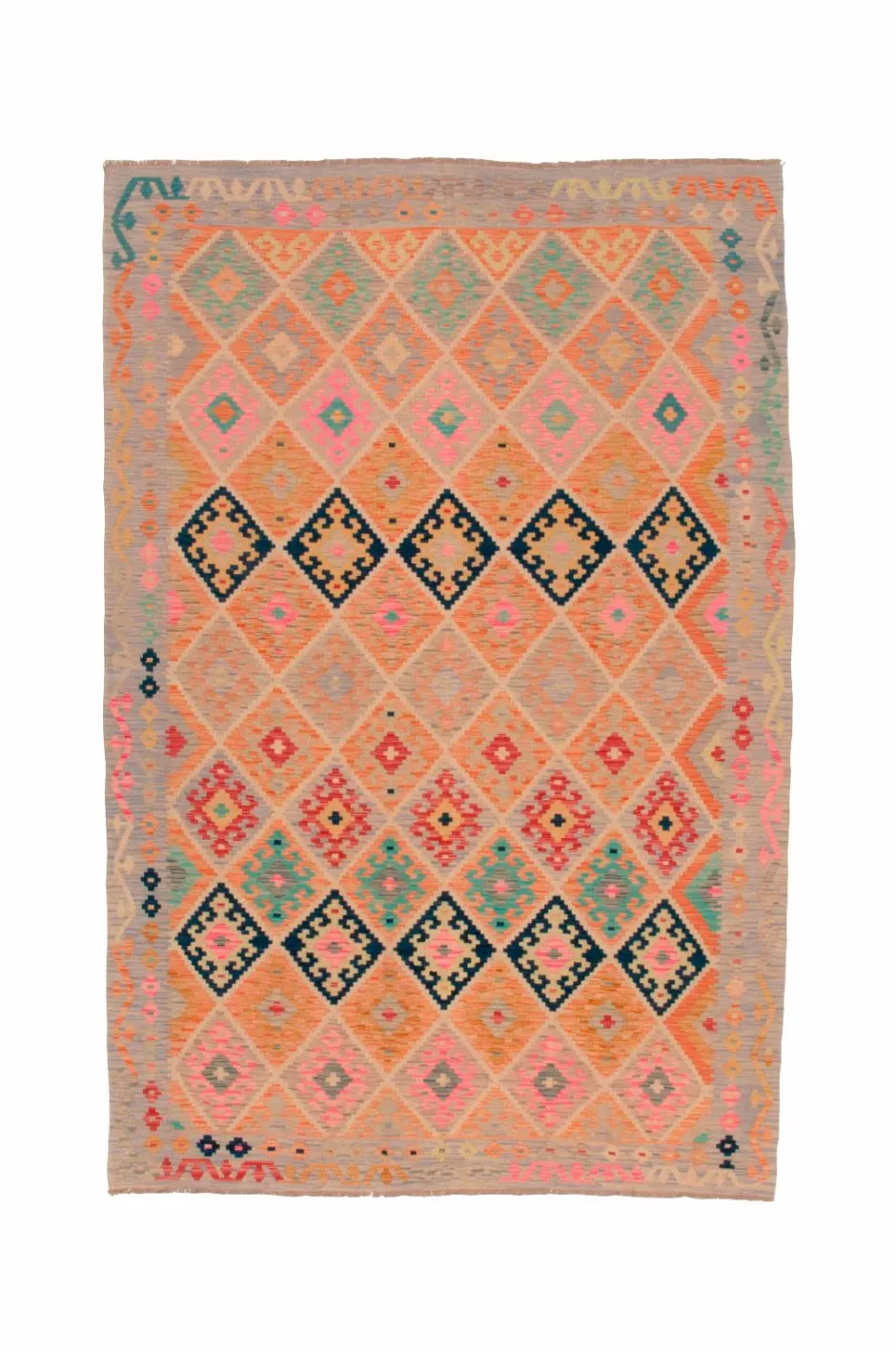 Hot Woolcarpet Kilim 212x316 cm Uldtæpper|Fladvævede Tæpper