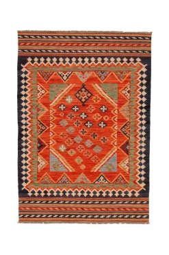 Sale Woolcarpet Kilim Multi 205x300 cm Uldtæpper|Fladvævede Tæpper