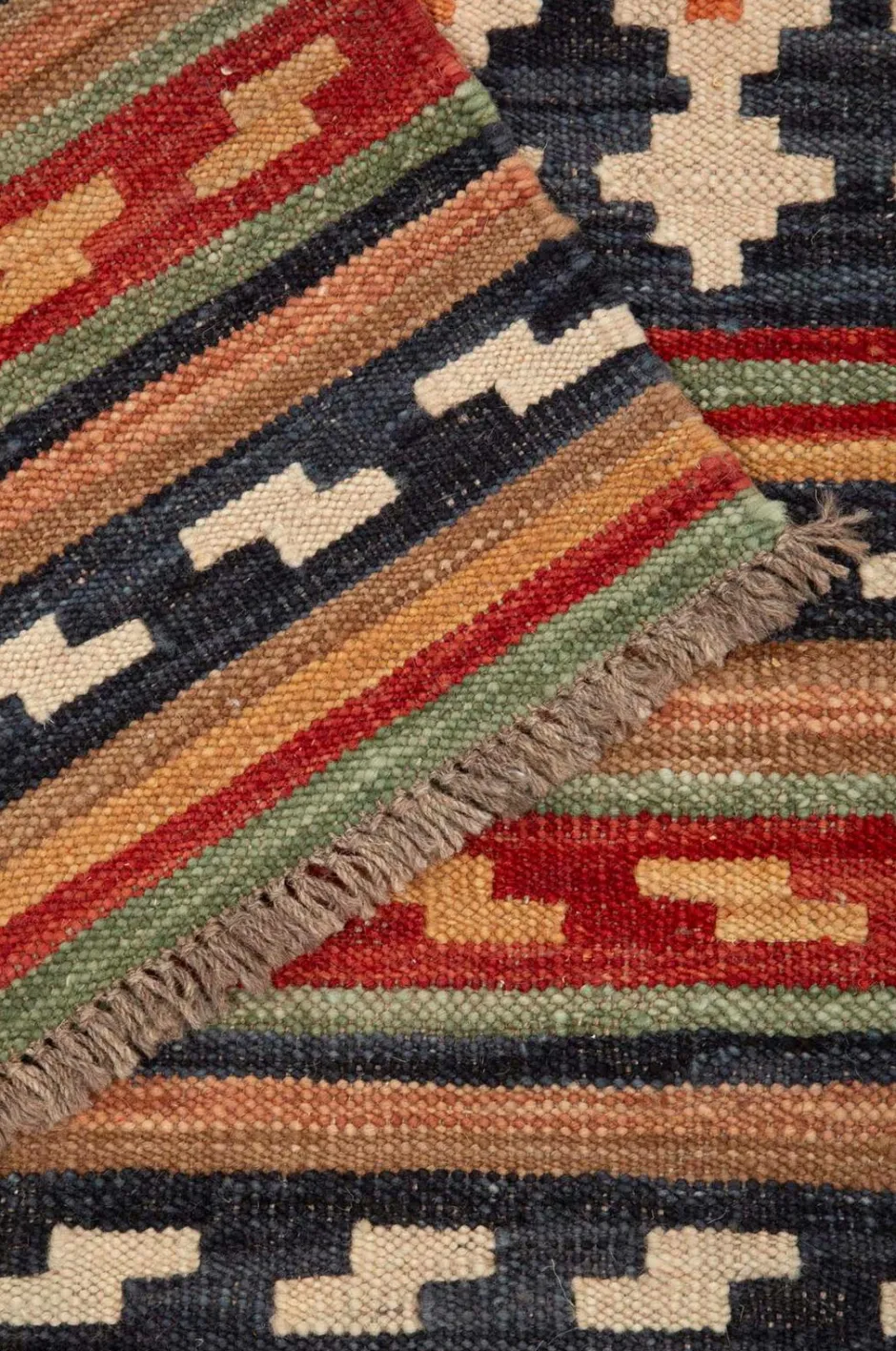 Sale Woolcarpet Kilim Multi 205x300 cm Uldtæpper|Fladvævede Tæpper