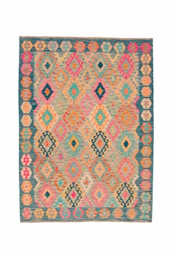 Bargi Woolcarpet Kilim 181x246 cm^ Uldtæpper|Fladvævede Tæpper
