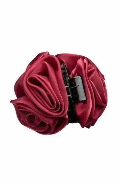 Outlet Hårklemme Organza Flower Hair Claw Dame Håraccessories|Håraccessories