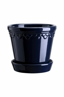 Online Krukke med underskål Københavner GLAZED, diameter 21 cm Potteskjulere