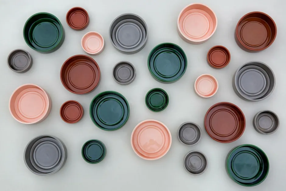 Bergs Potter Underskål Hoff GLAZED, diameter 14 cm^ Potteskjulere