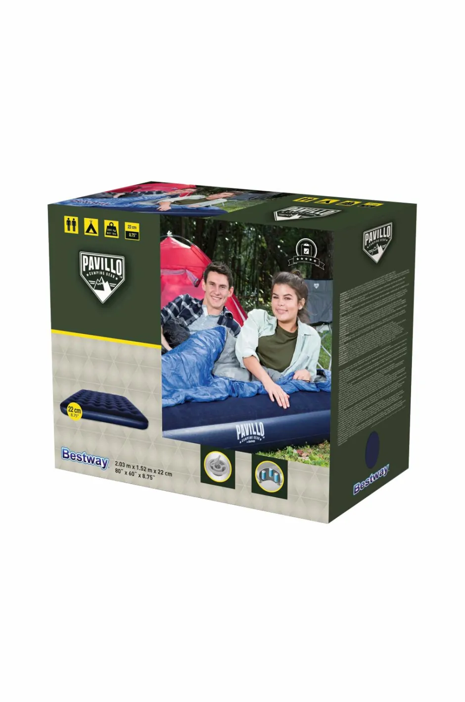 Bestway Luftmadras Pavillo Queen^Dame Friluftsliv|Friluftsliv