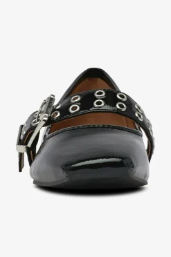 Clearance Ballerinasko Biarose Karré Mary Jane Flat Faux Leather Dame Ballerinasko