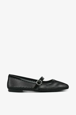 Bianco Ballerinasko biaLilja Mary Jane Mesh^Dame Ballerinasko