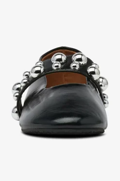 Bianco Ballerinasko Bialuna Studded Ballet Flat Faux Leather^Dame Ballerinasko