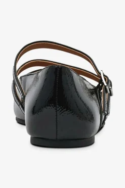 Online Ballerinasko Biarose Karré Double Mary Jane Flat Faux Leather Dame Ballerinasko