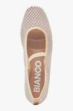 Bianco Ballerinasko biaLilja Mesh Ballerina^Dame Ballerinasko