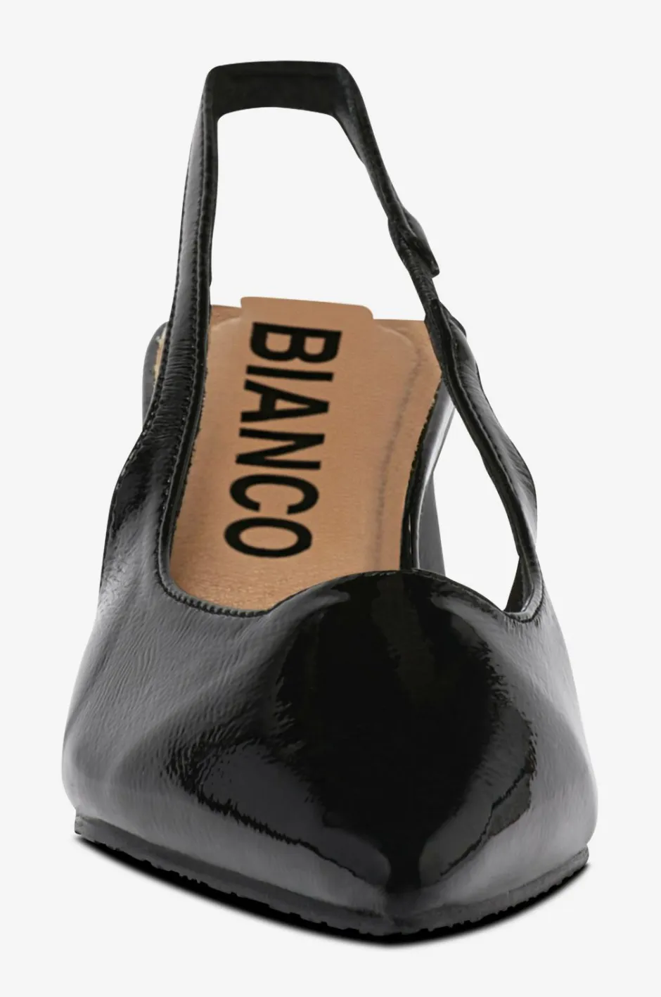Bianco Sandaler med hæl biaMaralyn Slingback Patent^Dame Højhælede Sko