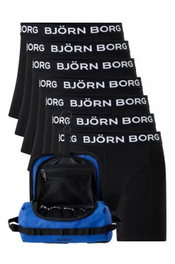 Clearance Sæt med en toilettaske og syv boksershorts Undertøj