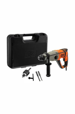 Black & Decker Borehammer i kitbox 800W SDS-Plus^ Værktøj & Have