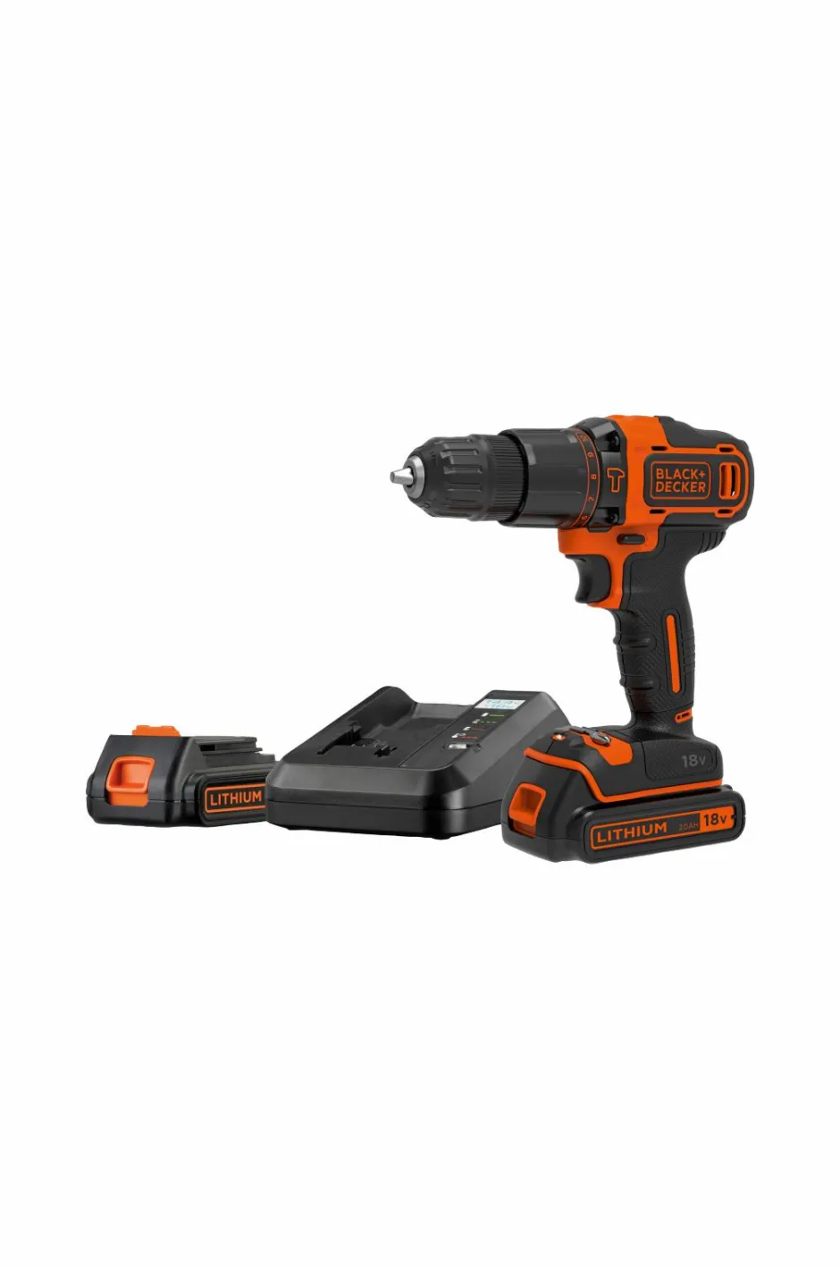 Black & Decker Skruemaskine 18V, 2 batterier^ Værktøj & Have