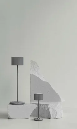Blomus LED-lampe Farol Mini 19,5 cm^ Udendørsbelysning|Genopladelige Lamper