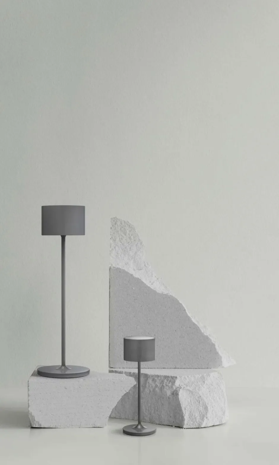 Blomus LED-lampe Farol Mini 19,5 cm^ Udendørsbelysning|Genopladelige Lamper