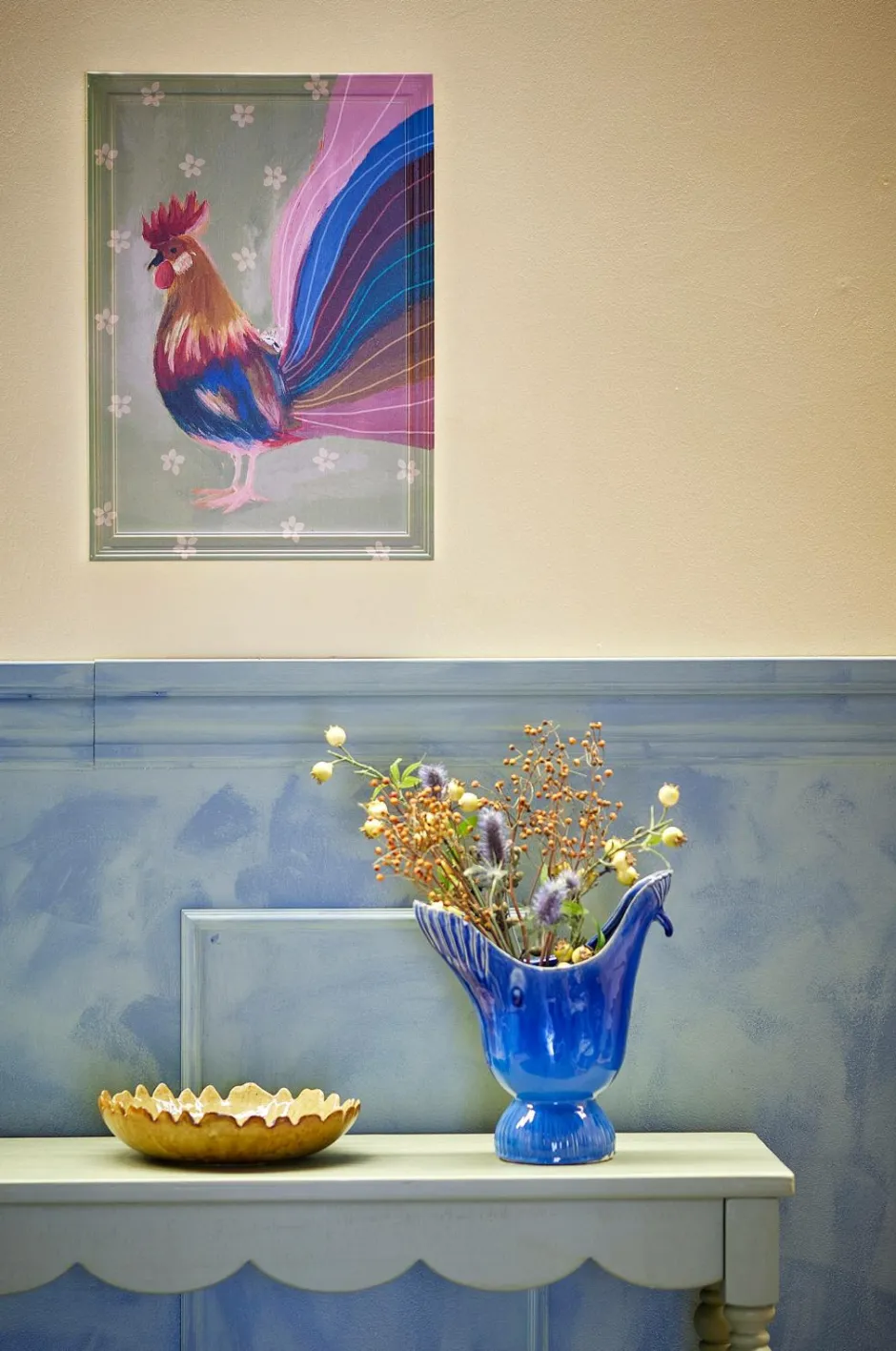 Bloomingville Hanaia Illustration m/ramme^ Posters & Billeder