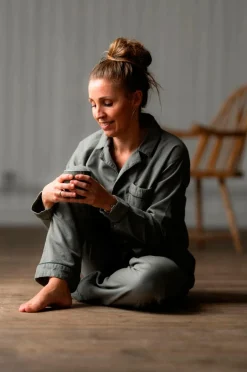Borås Cotton Pyjamas Oliver^Dame Nattøj