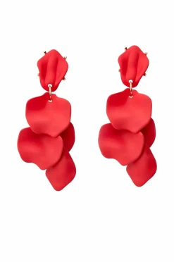 BOW19 Details Ørering Leaf Earrings Mat^Dame Smykker