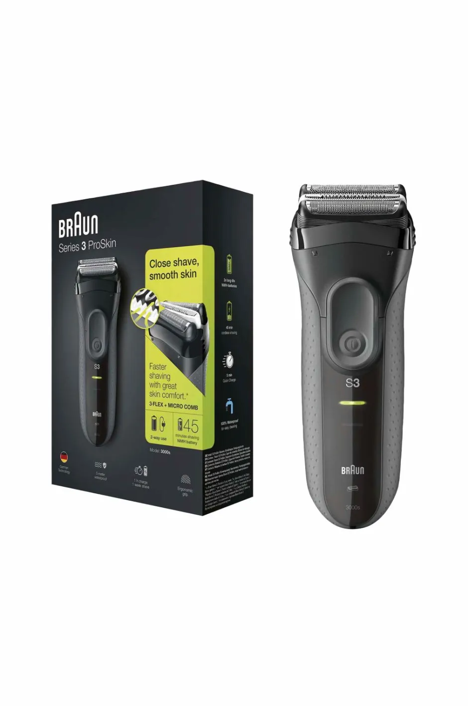 Braun Barbermaskine 3000 BLK/GREY BOX MN^ Barbering|Barbering