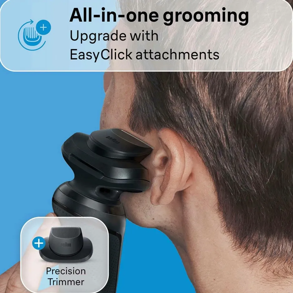 Barbermaskine Serie 5 52-52-N7200cc Black Barbering|Barbering