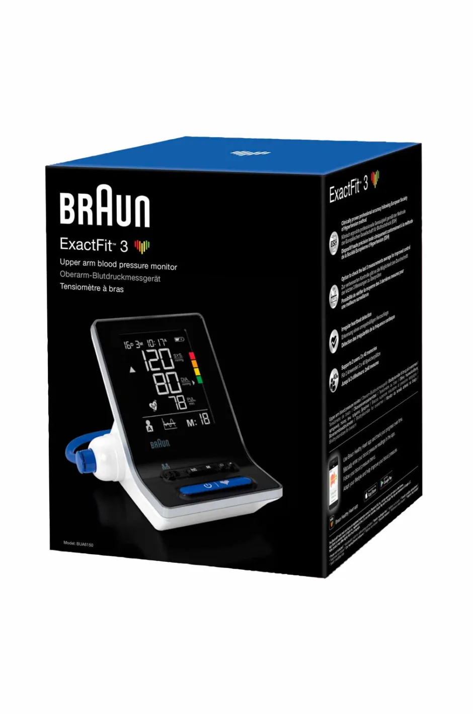 Braun Blodtryksmåler Exact Fit 3 BUA6150WE^ Personlig Pleje