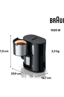 Discount Kaffemaskine / termobrygger KF1505BK PurShine 1,2 l Kaffe- & Espressomaskiner