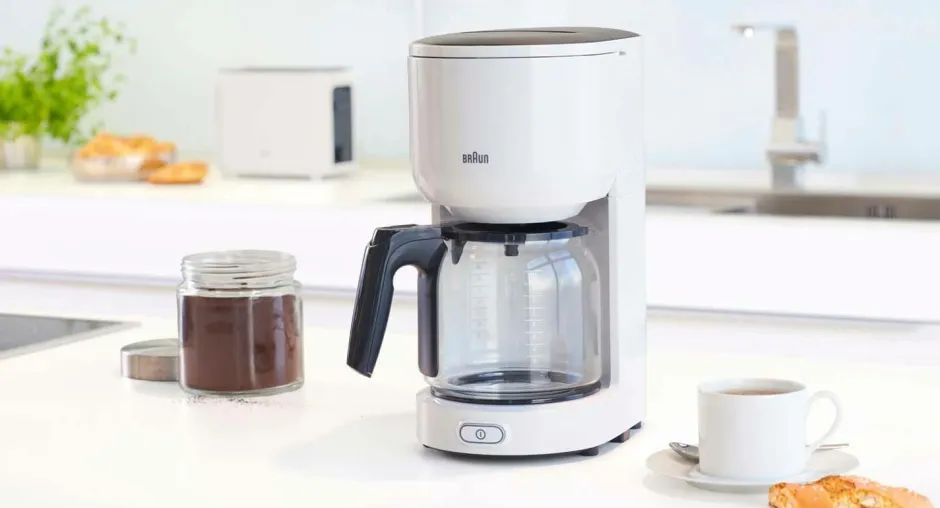 Braun Kaffemaskine Kf3100wh PurEase 1000 W^ Kaffe- & Espressomaskiner