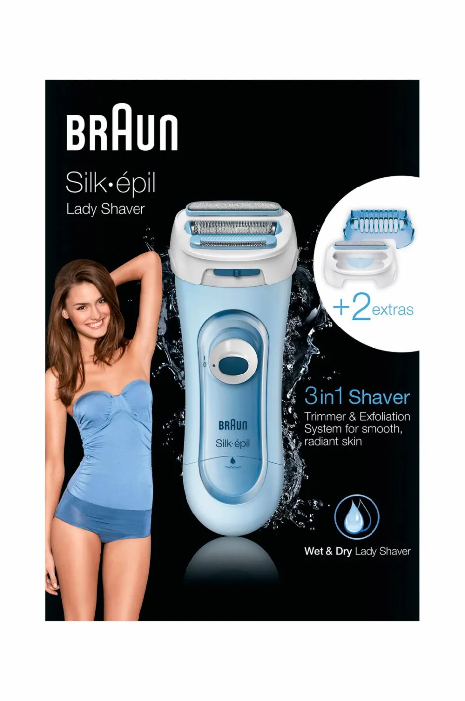 Braun Ladyshave LS5160WD Blue^ Hårfjerning