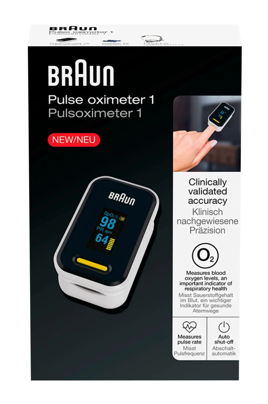 Braun Pulse Oximeter 1 YK-81C^ Personlig Pleje